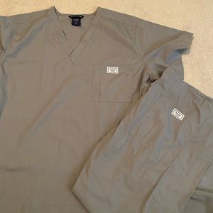 Mens scrub set blue sky brand